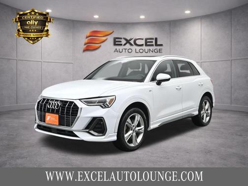 Glacier White 2020 Audi Q3 45 S line Premium Plus