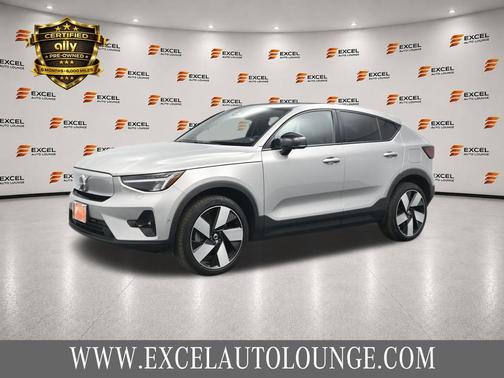 Silver Dawn Metallic 2023 Volvo C40 Recharge Pure Electric Twin Ultimate
