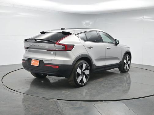 Silver Dawn Metallic 2023 Volvo C40 Recharge Pure Electric Twin Ultimate