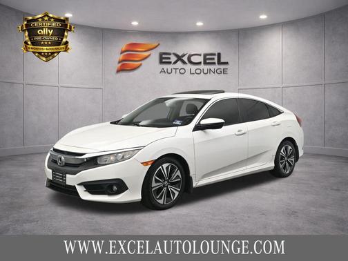 White 2016 Honda Civic EX-T