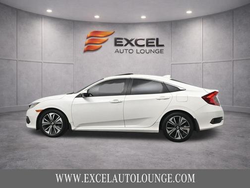 White 2016 Honda Civic EX-T