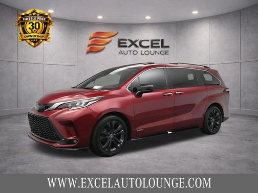 Ruby Flare Pearl 2021 Toyota Sienna XSE 7 Passenger