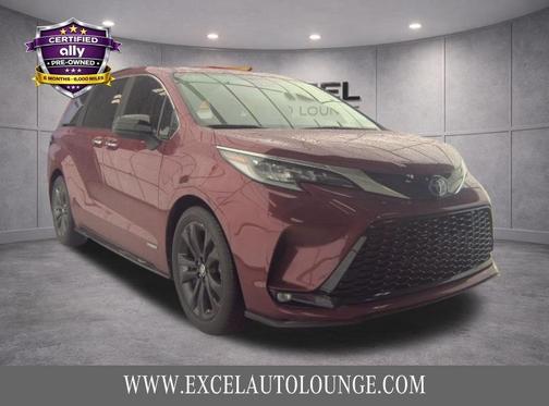 Ruby Flare Pearl 2021 Toyota Sienna XSE 7 Passenger