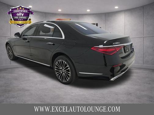 Black 2024 Mercedes-Benz S-Class S 580e 4MATIC