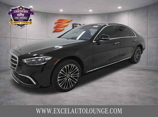 Black 2024 Mercedes-Benz S-Class S 580e 4MATIC