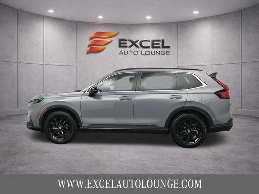 Gray 2025 Honda CR-V Hybrid Sport AWD