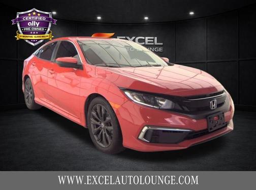 Red 2020 Honda Civic LX