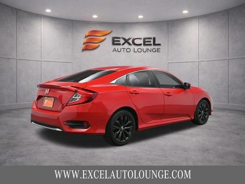 Red 2020 Honda Civic LX