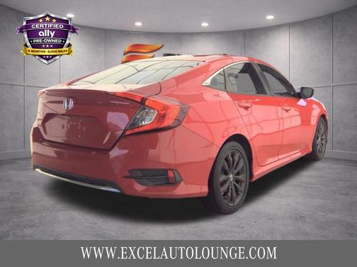 Red 2020 Honda Civic LX