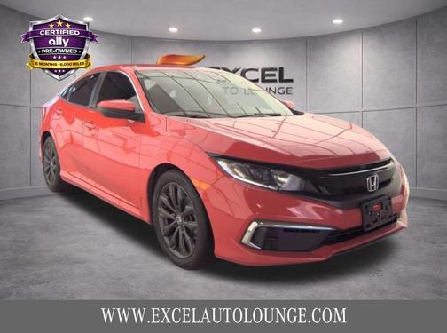 Red 2020 Honda Civic LX