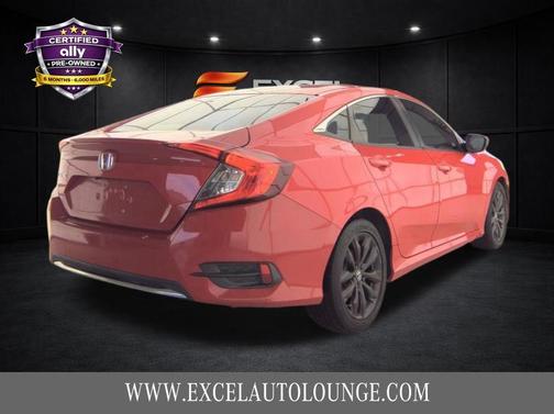 Red 2020 Honda Civic LX