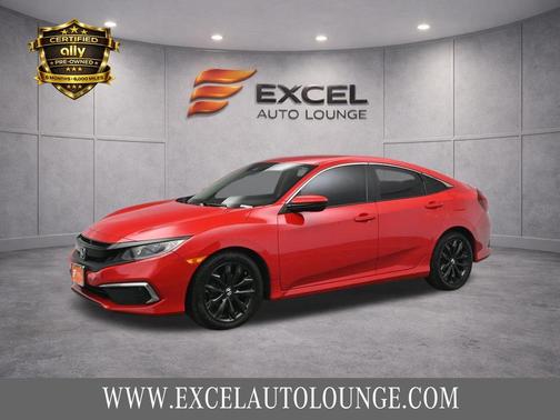 Red 2020 Honda Civic LX