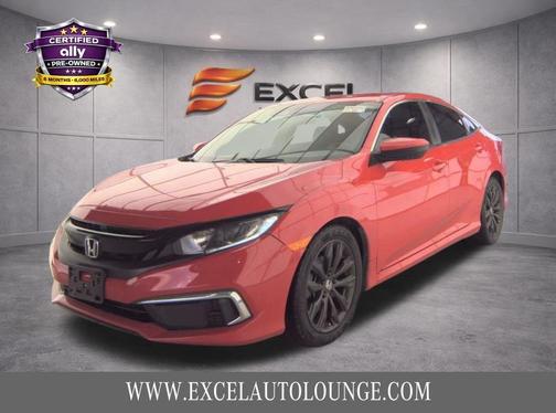 Red 2020 Honda Civic LX