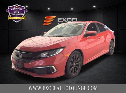 Red 2020 Honda Civic LX