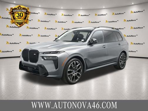 Frozen Pure Grey Metallic 2023 BMW X7 M60i