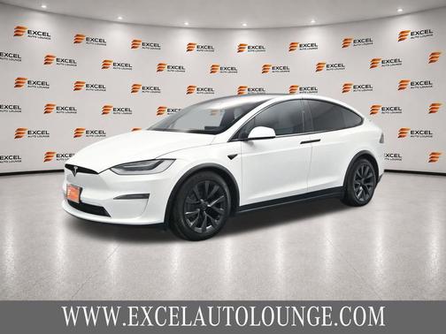 Pearl White Multi-Coat 2022 Tesla Model X Dual Motor All-Wheel Drive