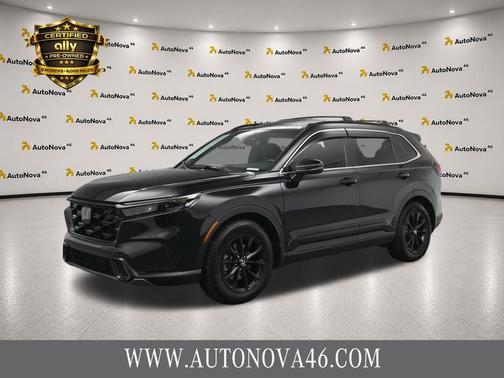 Crystal Black Pearl 2024 Honda CR-V Hybrid Sport FWD