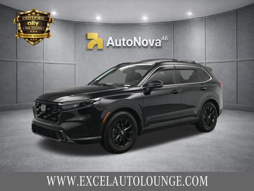 Crystal Black Pearl 2024 Honda CR-V Hybrid Sport FWD