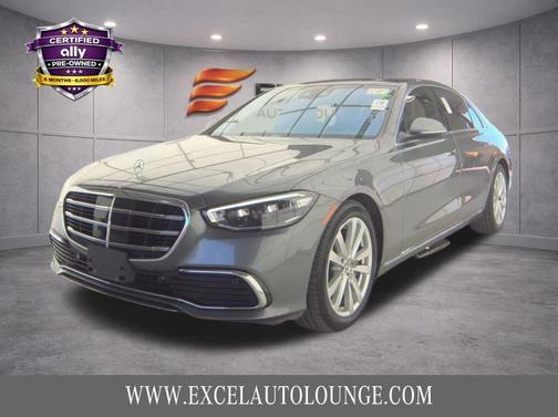 Gray 2022 Mercedes-Benz S-Class 4MATIC