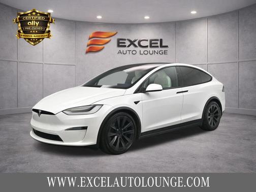 Pearl White Multi-Coat 2022 Tesla Model X Dual Motor All-Wheel Drive