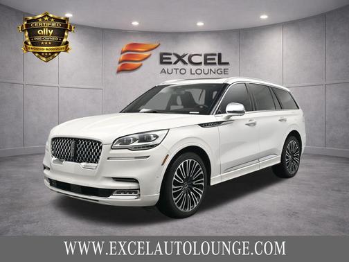 Pristine White Metallic Tri-Coat 2020 Lincoln Aviator Black Label AWD