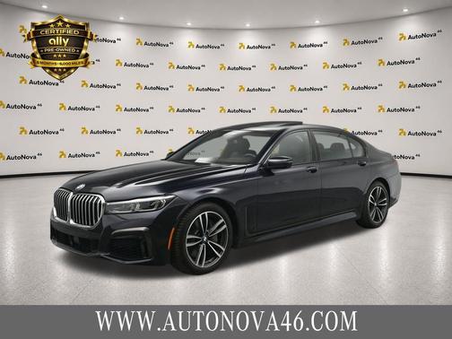 Carbon Black Metallic 2020 BMW 750 i xDrive