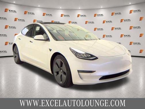 Pearl White Multi-Coat 2021 Tesla Model 3 Long Range