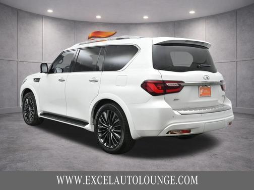 Moonstone White 2021 INFINITI QX80 PREMIUM SELECT AWD
