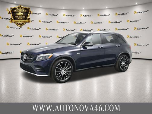 Blue 2018 Mercedes-Benz AMG GLC 43 4MATIC
