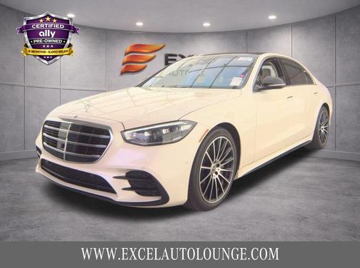 White 2022 Mercedes-Benz S-Class S 580 4MATIC
