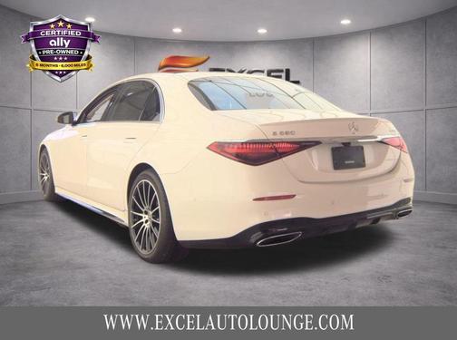 White 2022 Mercedes-Benz S-Class S 580 4MATIC