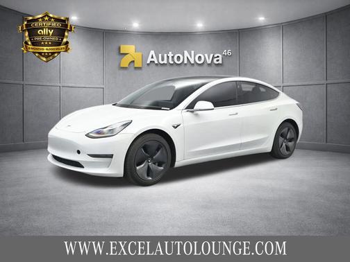 Pearl White Multi-Coat 2019 Tesla Model 3 Long Range
