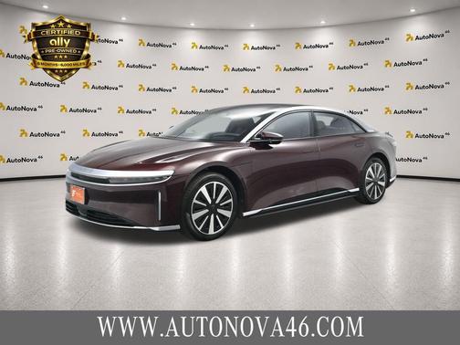 Zenith Red Metallic 2024 Lucid Air Touring