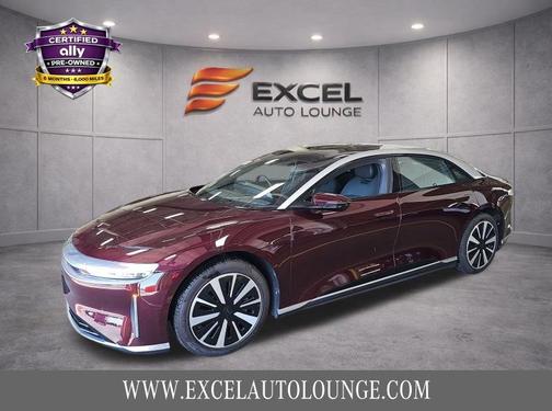 Zenith Red Metallic 2024 Lucid Air Touring
