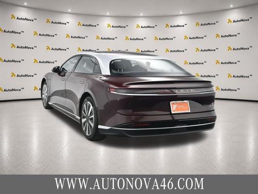 Zenith Red Metallic 2024 Lucid Air Touring