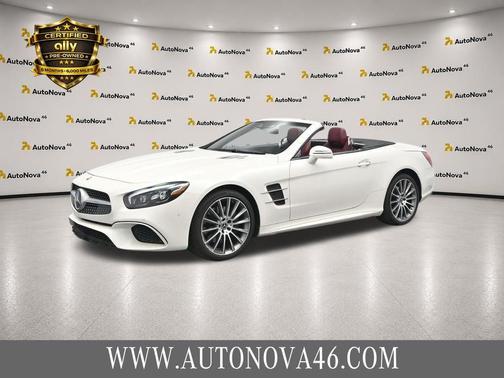 White 2018 Mercedes-Benz SL 550 SL 550