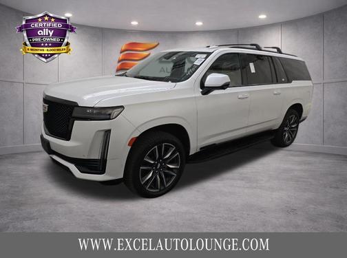 Crystal White Tricoat 2023 Cadillac Escalade ESV Sport