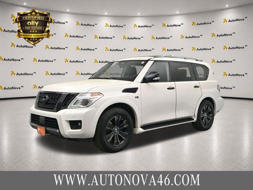 Pearl White Tricoat 2020 Nissan Armada Platinum 4WD