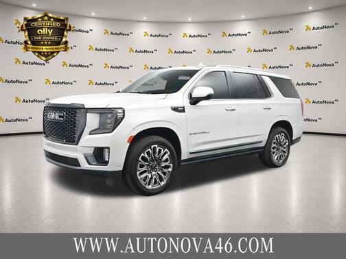 White Frost Tricoat 2023 GMC Yukon Denali Ultimate