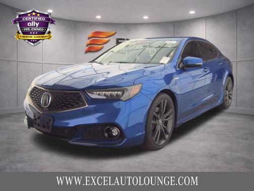 Apex Blue Pearl 2020 Acura TLX Technology