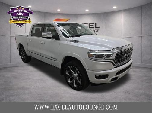 Ivory White Tri-Coat Pearlcoat 2021 RAM 1500 Limited