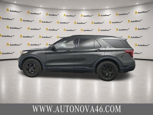 Forged Green Metallic 2022 Ford Explorer Timberline