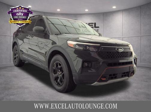 Forged Green Metallic 2022 Ford Explorer Timberline