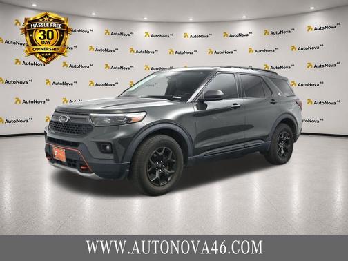 Forged Green Metallic 2022 Ford Explorer Timberline