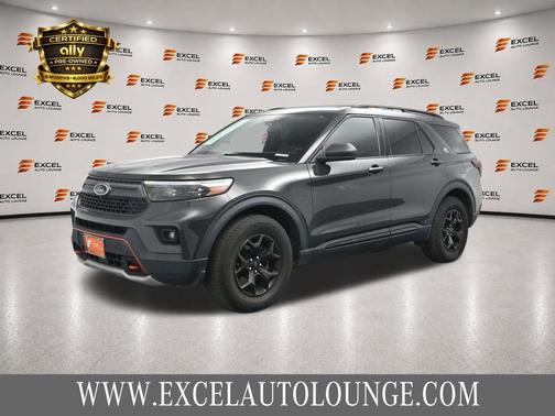 Forged Green Metallic 2022 Ford Explorer Timberline