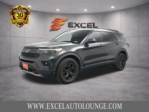 Forged Green Metallic 2022 Ford Explorer Timberline
