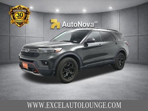 Forged Green Metallic 2022 Ford Explorer Timberline