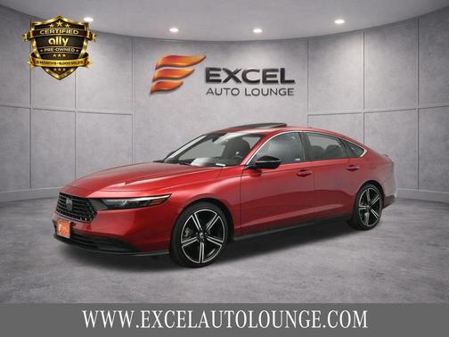 Radiant Red Metallic 2023 Honda Accord Hybrid Sport