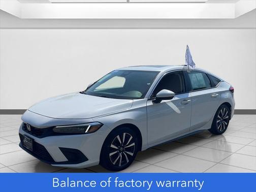Platinum White Pearl 2024 Honda Civic EX-L