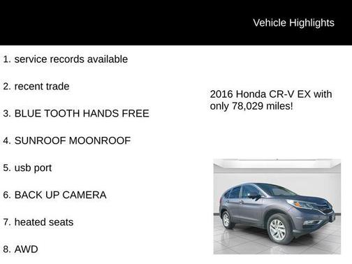 2016 Honda CR-V EX